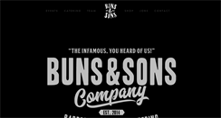 Desktop Screenshot of bunsandsons.com